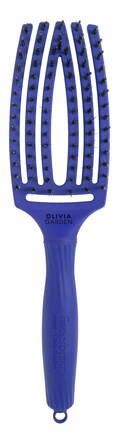 OLIVIA GARDEN Finger Brush Blue Jeans kartáč na vlasy masážní 6-řadý střední