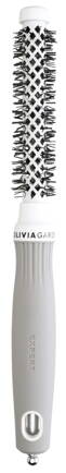 OLIVIA GARDEN 15 mm Expert BlowOut Shine White&Gray kartáč na vlasy