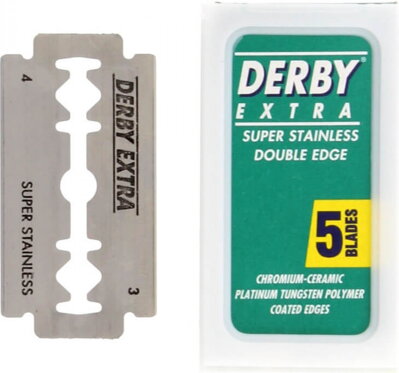 DERBY Extra celé žiletky 20 ks balení