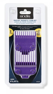ANDIS 1420 Master Cordless Li magnetické nástavce 2 ks - 2,25 a 4,5 mm