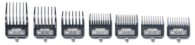 ANDIS 33645 Master Cordless Li prémiové kovově-plastové nástavce 7 ks