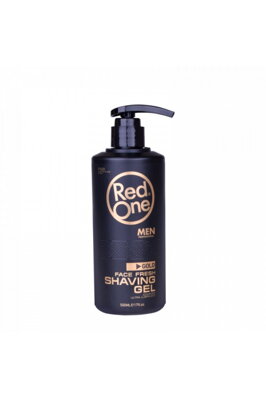 RED ONE Shaving Gel transparentní "gold" - 500 ml
