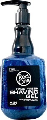 RED ONE Shaving Gel transparentní - 1000 ml