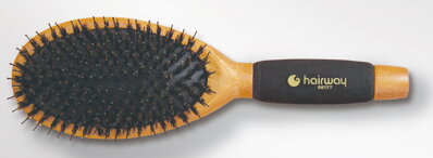 HAIRWAY kartáč na vlasy Flexion oválný velký, kančí štětiny & nylon