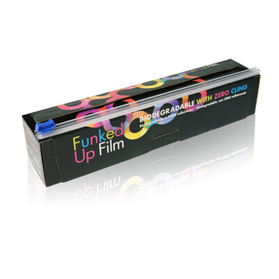 FRAMAR Funked Up Film biologicky odbouratelná transparentní fólie na bayalage 31 cm x 91 m