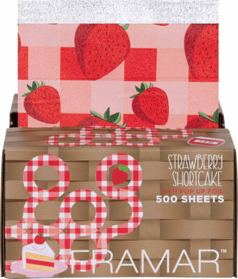 FRAMAR Strawberry Shortcake alu-fólie se speciálním povrchem 500 listů šířka 13 cm x délka 28 cm