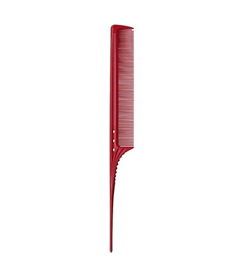Y.S. PARK 106 tupírovací hřeben červený extra dlouhý - 250 mm