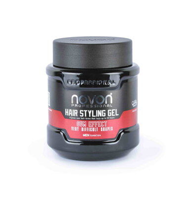NOVON stylingový gel na vlasy s gumovým efektem 700 ml