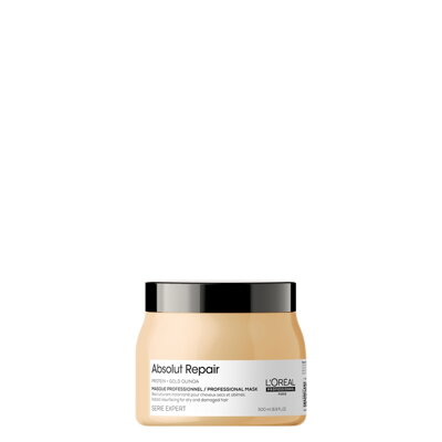 L'ORÉAL PROFESSIONNEL Serie Expert Absolut Repair Protein +Gold Quinoa maska na velmi poškozené vlasy 500 ml