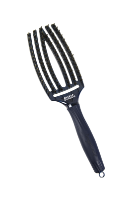 OLIVIA GARDEN Finger Brush kartáč na vlasy masážní 6-řadý střední Blue Sapphire