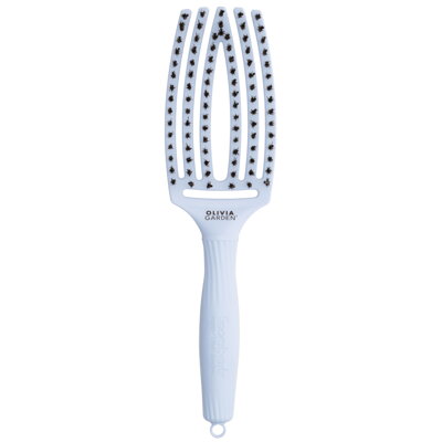 OLIVIA GARDEN Finger Brush kartáč na vlasy masážní 6-řadový střední Blue Star