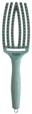 OLIVIA GARDEN Finger Brush kartáč na vlasy masážní 6-řadový střední Pine