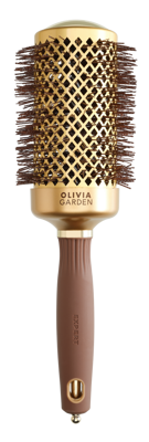 OLIVIA GARDEN Expert BlowOut Shine Gold kartáč na vlasy 55 mm