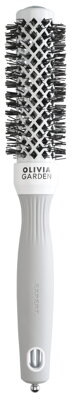 OLIVIA GARDEN Expert BlowOut Shine White&Gray kartáč na vlasy 25 mm
