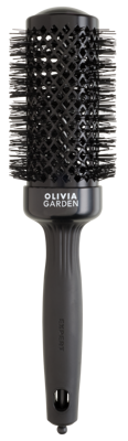 OLIVIA GARDEN Expert BlowOut Shine Black kartáč na vlasy 45 mm