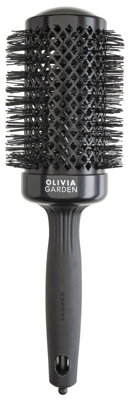 OLIVIA GARDEN Expert BlowOut Shine Black kartáč na vlasy 55 mm