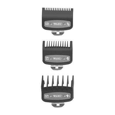 WAHL 3354 prémiové nástavce č.1/2 - 1 - 1 1/2 pro WAHL - 1,5 / 3 / 4,5 mm