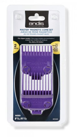 ANDIS 1420 Master Cordless Li magnetické nástavce 2 ks - 2,25 a 4,5 mm