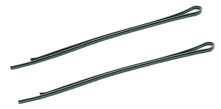 EFALOCK sponky Marquis rovné 12 ks černé 5 cm