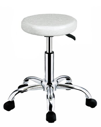 HAIRWAY stolička pro kadeřnici Comfort - bílá