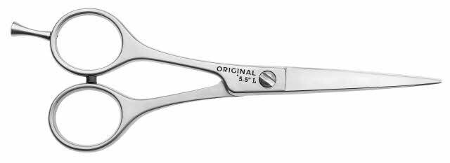SIBEL E-CUT 5,5&quot; Left levácké nůžky na vlasy pro domácí použití