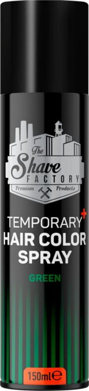 THE SHAVE FACTORY Temporary Hair Color Spray Green 150 ml