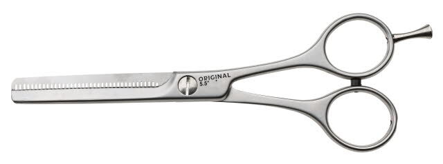 SIBEL E-CUT 5,5&quot; efilační nůžky na vlasy pro domácí použití 36 zubů