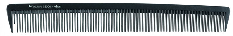 HAIRWAY karbonový hřeben na vlasy - 21,5 cm HAIRWAY karbonový hřeben na vlasy - 21,5 cm
