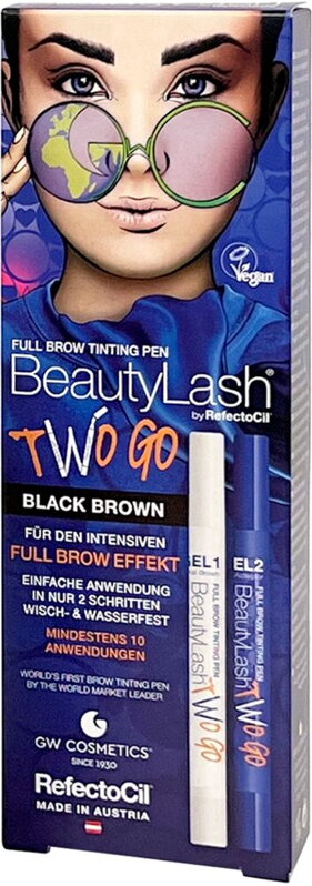 REFECTOCIL BeautyLash Full Brow Tinting Pen Two Go Black Brown