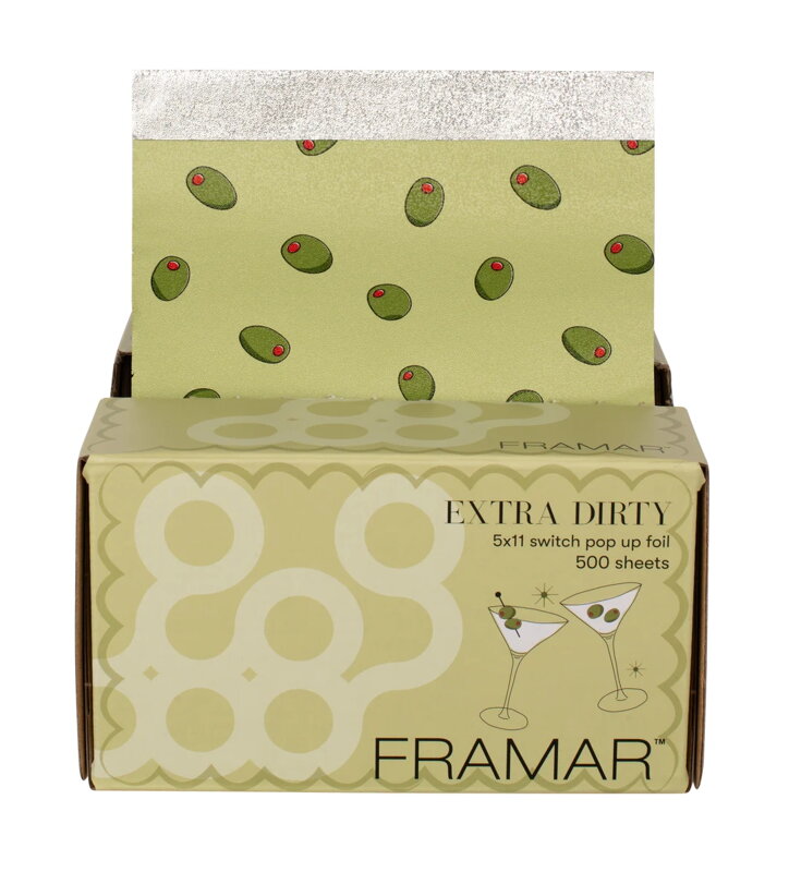 FRAMAR Extra Dirty alu-fólie se speciálním povrchem 500 listů šířka 13 cm x délka 28 cm