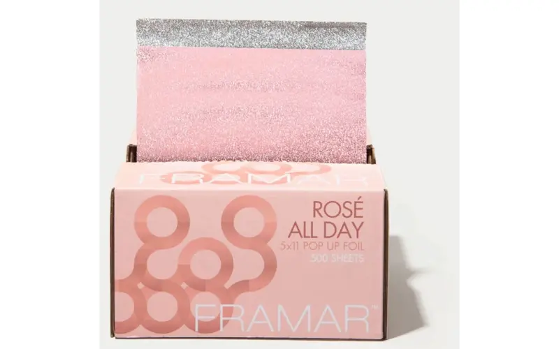 FRAMAR Rosé All Day alu-fólie se speciálním povrchem 500 listů šířka 13 cm x délka 28 cm FRAMAR Rosé All Day alu-fólie se speciálním povrchem 500 listů šířka 13 cm x délka 28 cm