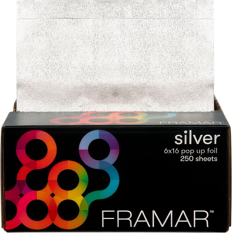 FRAMAR Pop Up Foil Silver alu-fólie se speciálním povrchem 250 listů šířka 6 cm x délka 16 cm