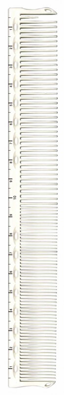 Y.S. PARK G20 stříhací hřeben s pravítkem bílý - 200 mm