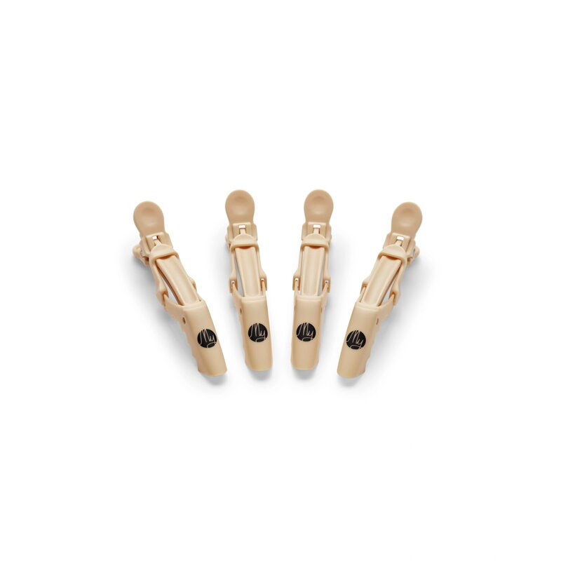 MY štipce Jawclip Dessert Beige 4 ks - délka 9/11,5 cm