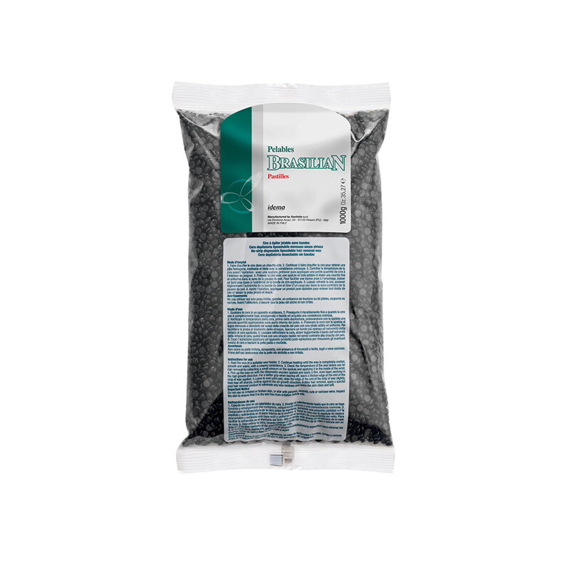 SALON PRO brazilské depilační voskové perle Black 1 kg pro depilaci bez pásů
