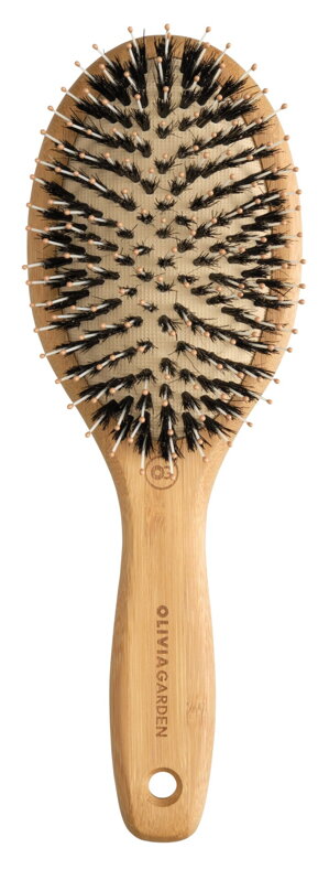 OLIVIA GARDEN Bamboo Touch Detangle Combo M kartáč na vlasy OLIVIA GARDEN Bamboo Touch Detangle Combo M kartáč na vlasy