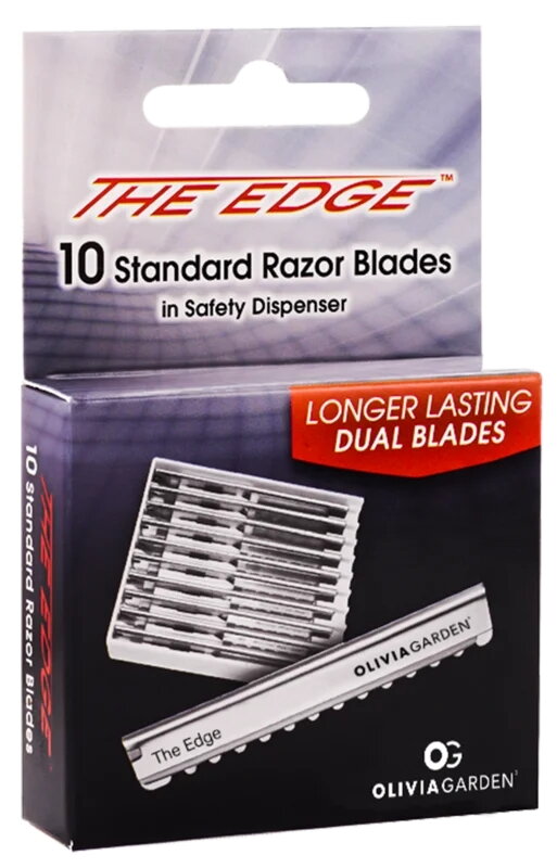 OLIVIA GARDEN Razor the Edge náhradní břity pro seřezávač na vlasy 10 ks
