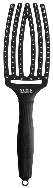OLIVIA GARDEN Finger Brush na vlasy masážní 6řadá střední (pouze plastové piny)