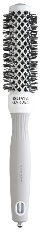 OLIVIA GARDEN Expert BlowOut Shine White&amp;Gray kartáč na vlasy 25 mm