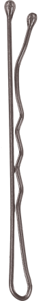 SIBEL sponky kulatý průřez 0,9 mm s kuličkou na konci 25 ks hnědé 50 mm