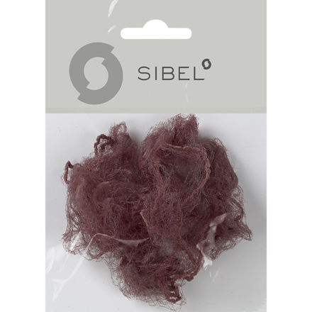 SIBEL síťka na drdol s elastickým okrajem, tmavá hnědá 2 ks