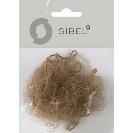 SIBEL síťka na drdol s elastickým okrajem, tmavá blond 2 ks