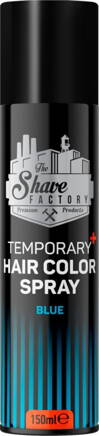 THE SHAVE FACTORY Temporary Hair Color Spray Blue 150 ml