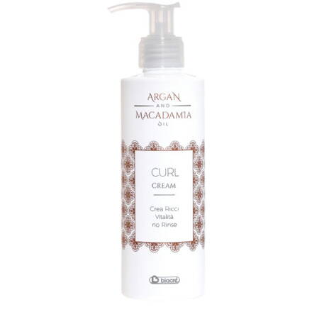 BIACRÉ Argan and Macadamia Oil krém na kudrnaté vlasy - 200 ml