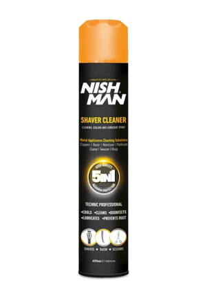 NISHMAN Shave Cleaner 5 in 1 Spray 400 ml