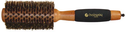 HAIRWAY kartáč na vlasy kulatý 29 x 60 mm, kančí štětiny