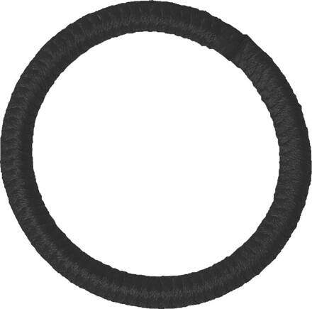 EFALOCK gumičky do vlasů pr. 15 mm černé 10 ks