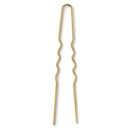 BRATT vlásenky Curly Pin 20 ks zlatý 44 mm