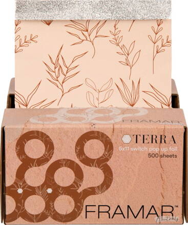 FRAMAR Terra alu-fólie se speciálním povrchem 500 listů šířka 13 cm x délka 28 cm