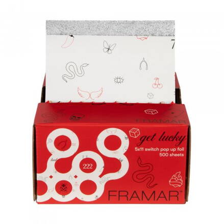 FRAMAR Get Lucky alu-fólie se speciálním povrchem 500 listů šířka 13 cm x délka 28 cm